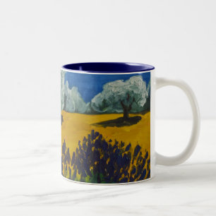 Paysage Provençal Two-Tone Coffee Mug