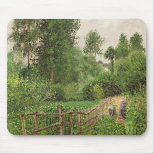 Paysage, temps gris a Eragny Mouse Mat