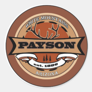 Payson, Arizona Classic Round Sticker