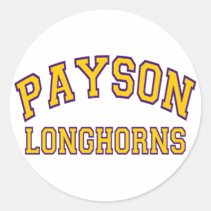 Payson Longhorns Classic Round Sticker