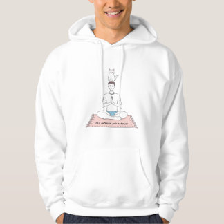 Paz Interior, Gato Exterior Hoodie