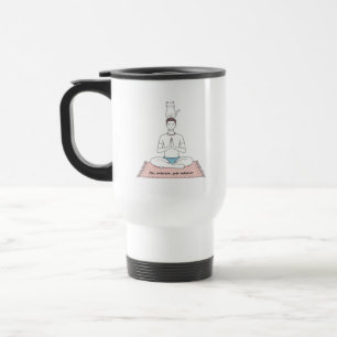 Paz Interior, Gato Exterior Travel Mug