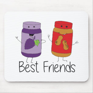 PB and J Best Friends- Colour Mouse Mat