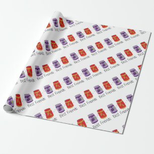 PB and J Best Friends- Colour Wrapping Paper