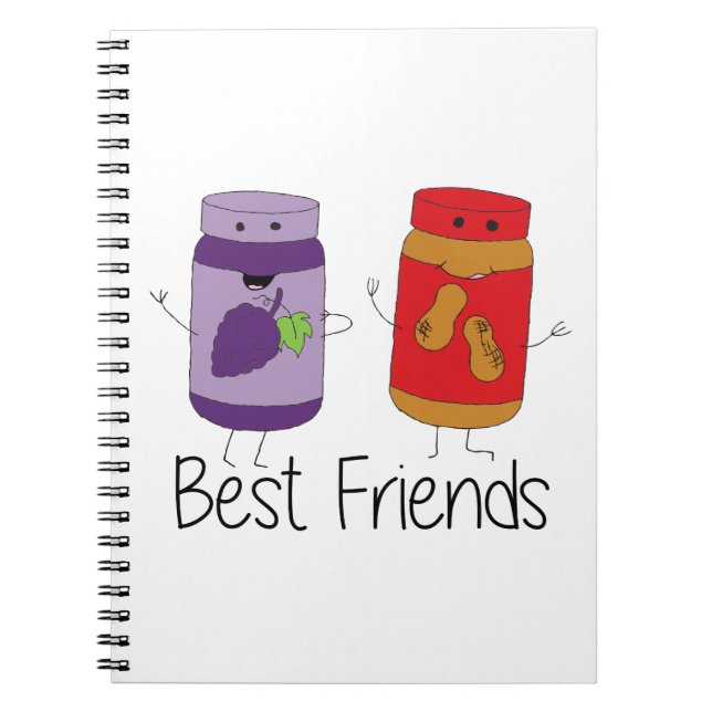 PB and J Best Friends Pb and J BFF Drawing Notebook (Front)