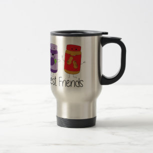 PB and J Best Friends Pb and J BFF Drawing Travel Mug