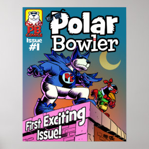 PB Comic Book Cover Poster