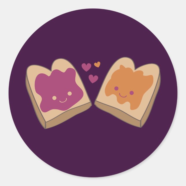 PB&J Compatibility Classic Round Sticker (Front)