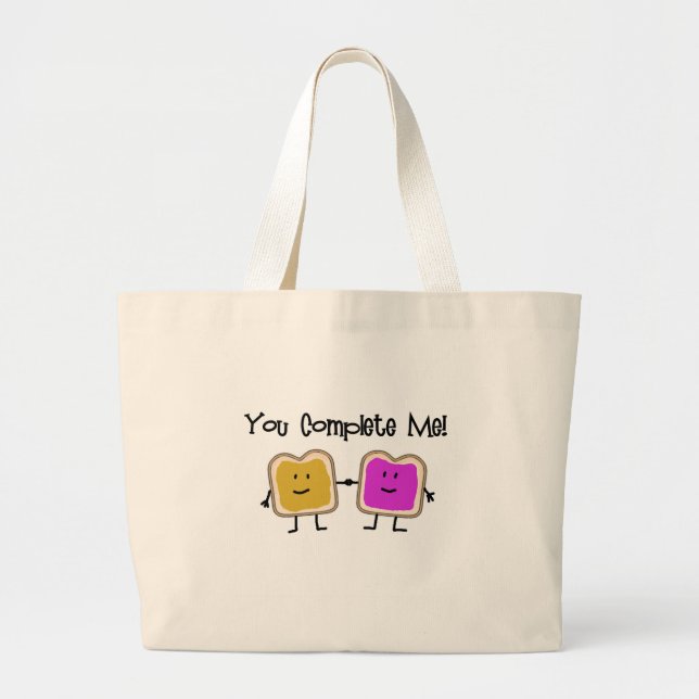 PB & J LARGE TOTE BAG (Front)