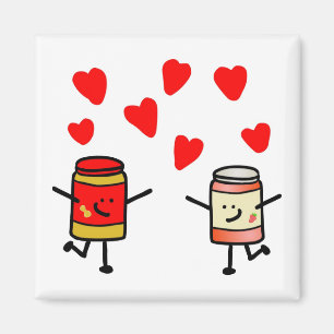 "PB&J Love" Magnet