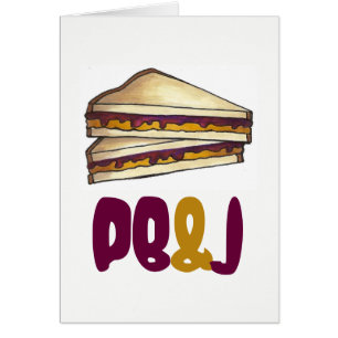 PB&J Peanut Butter and Jelly Sandwich Lunch Food