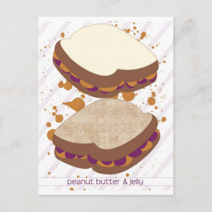 PB&J Sandwiches Postcard