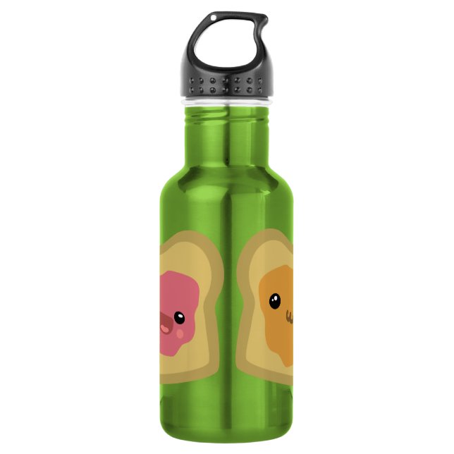 PB&J Toast 532 Ml Water Bottle (Front)