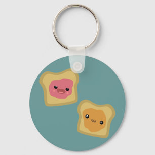 PB&J Toast Key Ring