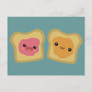 PB&J Toast Postcard