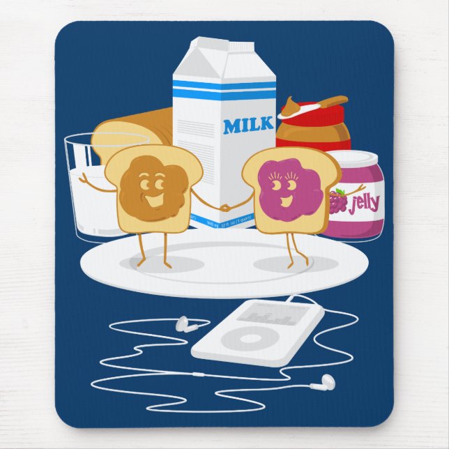PB loves J! Mouse Mat (Front)