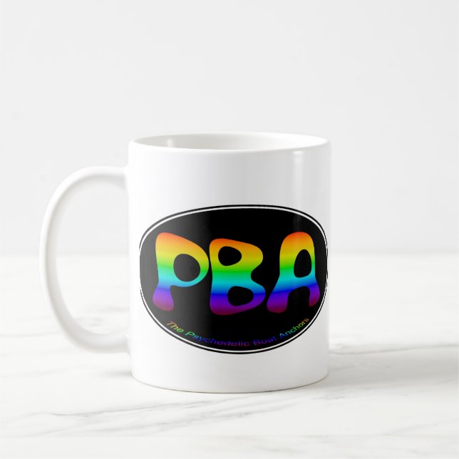 PBA Black Oval 15oz Mug (Left)