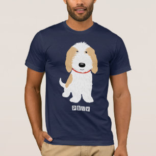 PBGV Cute Cartoon Orange & White Dog T-Shirt