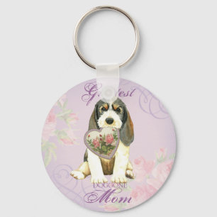 PBGV Heart Mum Key Ring