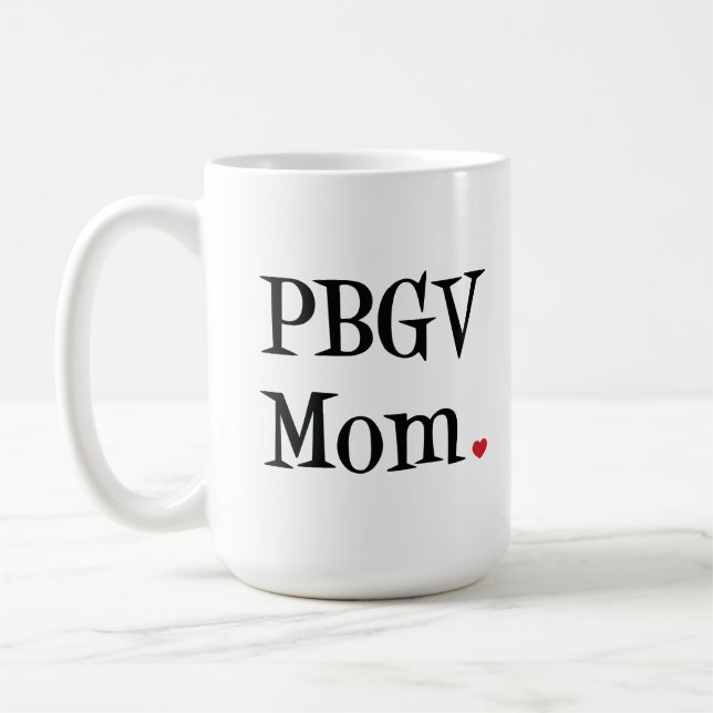 PBGV Mum Mug (Left)