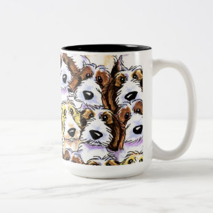 PBGV Pack Two-Tone Coffee Mug
