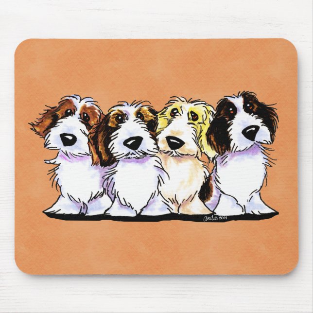 PBGV Pals Mouse Mat (Front)