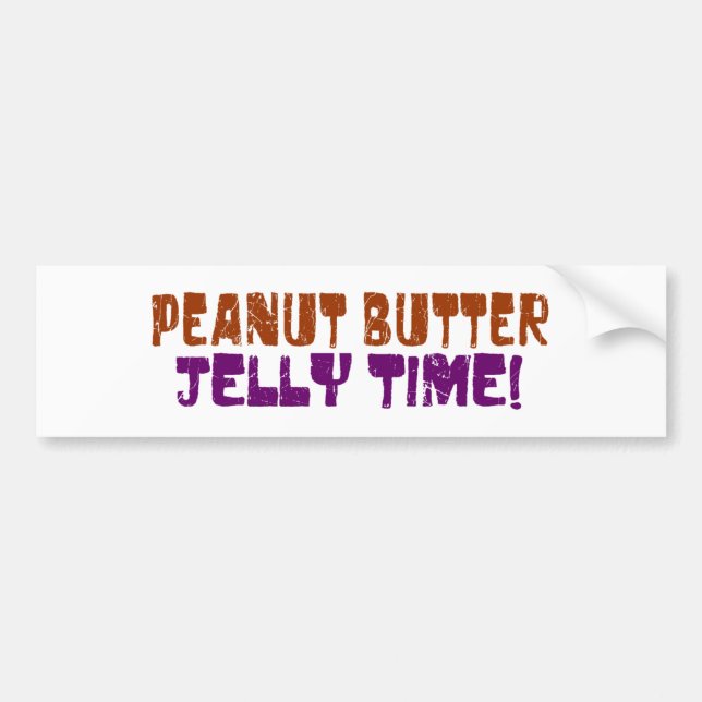 Pbj Time Bumper Sticker (Front)