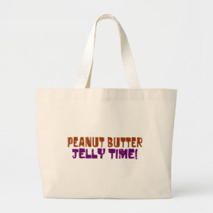 Pbj Time Large Tote Bag