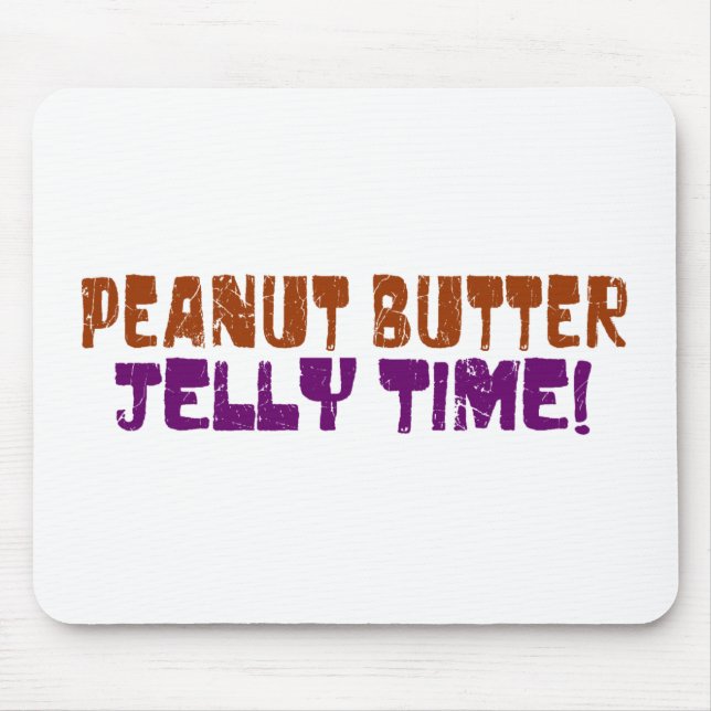Pbj Time Mouse Mat (Front)