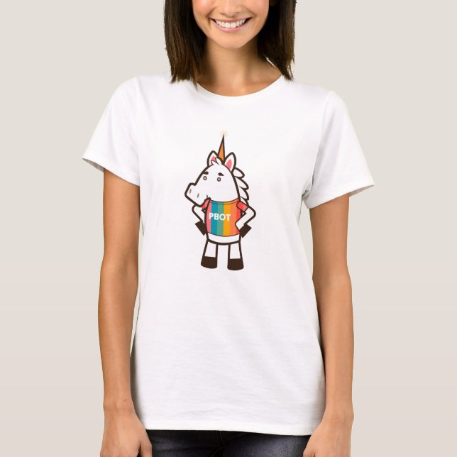 PBOT Pride Unicorn T-Shirt (Front)
