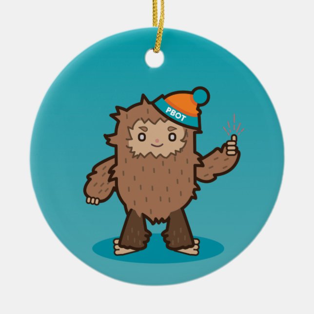 PBOT Sasquatch Ornament (Front)