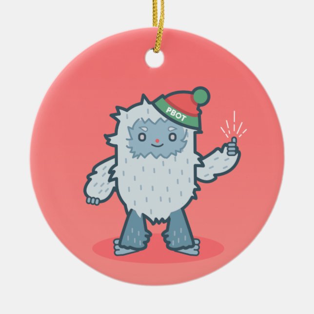 PBOT Yeti Ornament (Front)