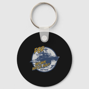 Pbr Patrol Boat River Brown Water Vietnam Veteran Key Ring