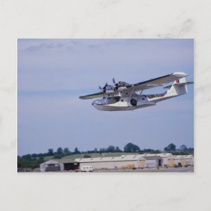 PBY, 5A Catalina, World War II reconnaissance flyi Postcard