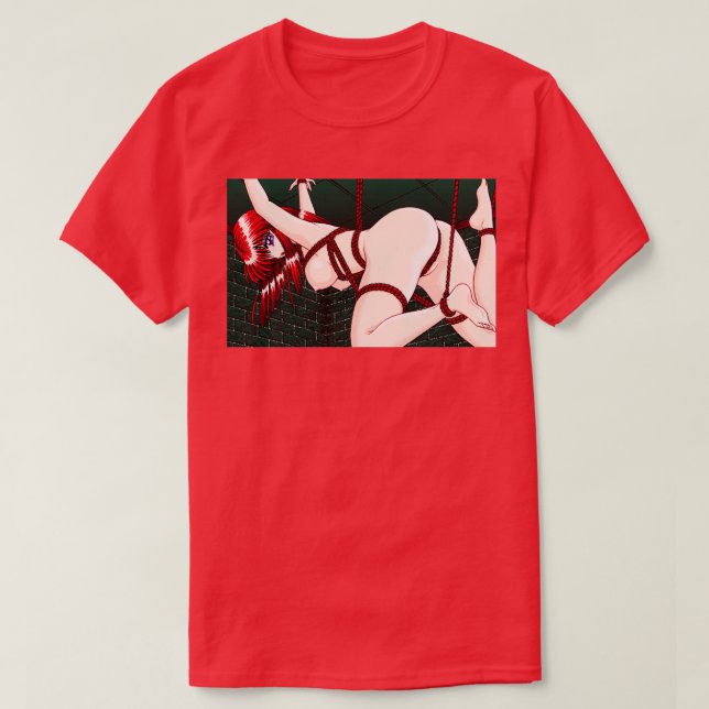 PC98 Shibari Girl T-Shirt (Design Front)