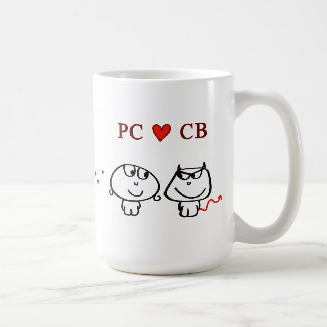 "PC CB" COFFEE MUG (Right)