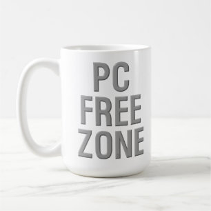 PC Free Zone mug