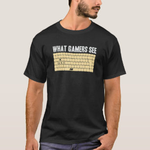 PC Gamer WASD Meme What Gamers See Video Games T-Shirt