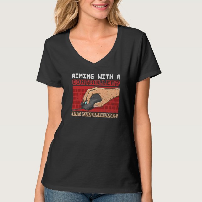 Pc Gaming For A Computer Gamer T-Shirt (Front)