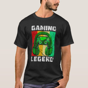 Pc Gaming Legend Son Brother Video Games Teen Gam T-Shirt