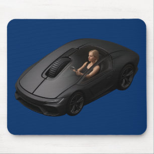 PC Mouse–Car: Click at the speed of a supercar Mouse Mat