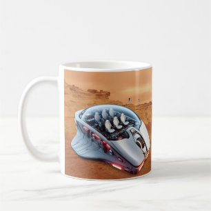 PC Mouse–Spacecraft: Scroll on Mars – Mission 01. Coffee Mug
