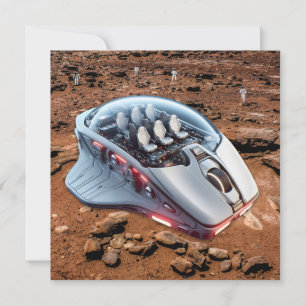 PC Mouse–Spacecraft: Scroll on Mars – Mission 01. Invitation