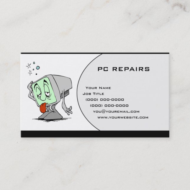 PC REPAIRS BUSINESS CARD (Front)