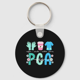 Pca Coffee Scrubs Patient Care Istant Pca Nurse Key Ring