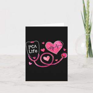 Pca Life Valentine Heart Stethoscope Card