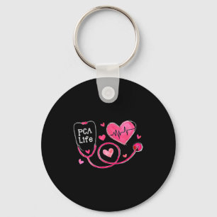 Pca Life Valentine Heart Stethoscope Key Ring