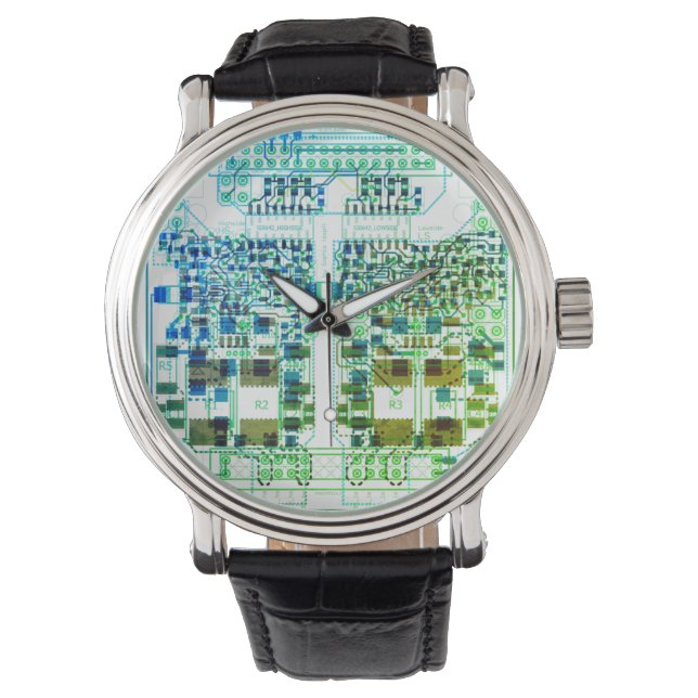 PCB board design electronics eWatch watch (Front)