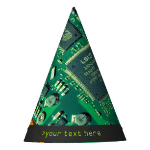 PCB board, electronic parts and printed circuit Party Hat