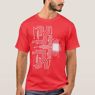 PCB Board Traces Computer Scientist Programmer T-Shirt